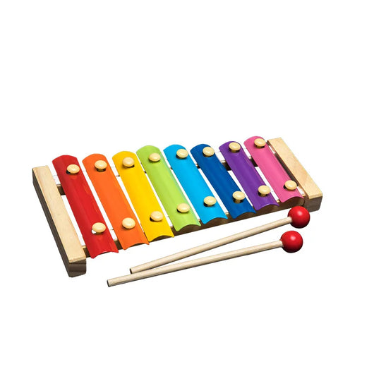 Colorful Wooden Rattle and Block Toy QWZ324-7