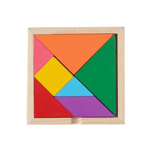 Colorful Wooden Rattle and Block Toy QWZ324-5