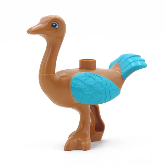Montessori Zoo Animal Building Blocks Ostrich
