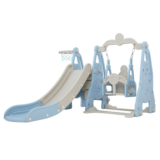Kids Slide and Swing Playsets Blue