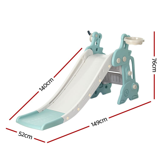 Kids Slide Set Basketball Hoop Ring