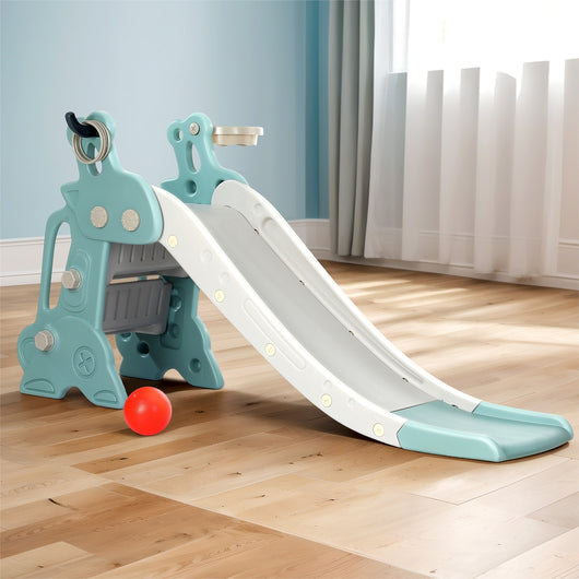 Kids Slide Set Basketball Hoop Ring