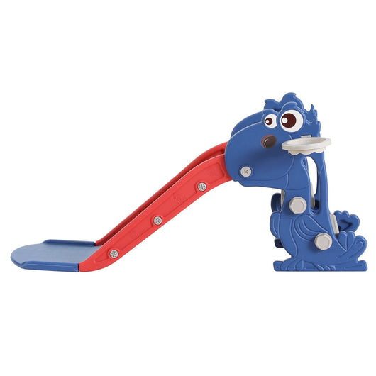 Kids Keezi Slide with Basketball Hoop