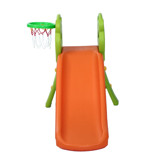 Adventure Slide & Basketball Play Set for Kids