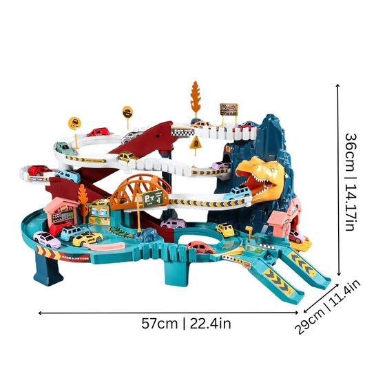 Kids Mountain Rail Car Dinosaur