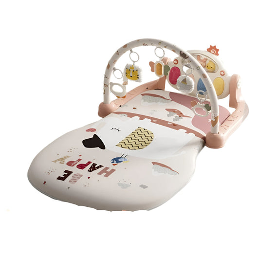 Baby Gym Play Mat Crawling Piano Pink