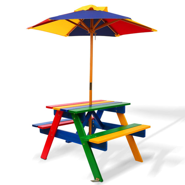 Rainbow Keezi Picnic Table
