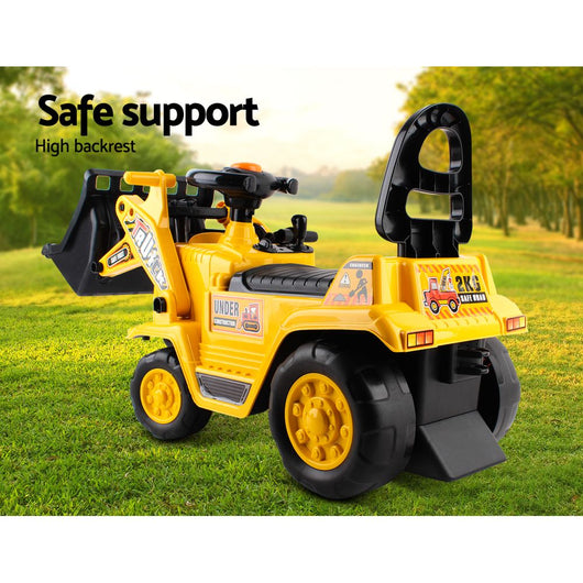 Kids Ride On Bulldozer Excavator Toy
