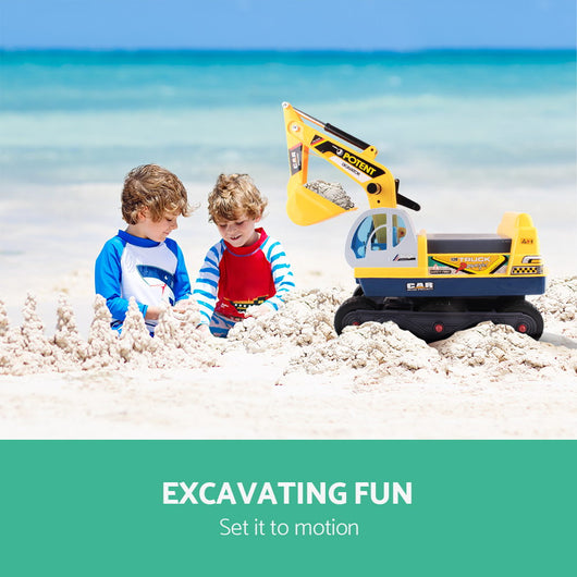 Kids Ride On Sandpit Excavator