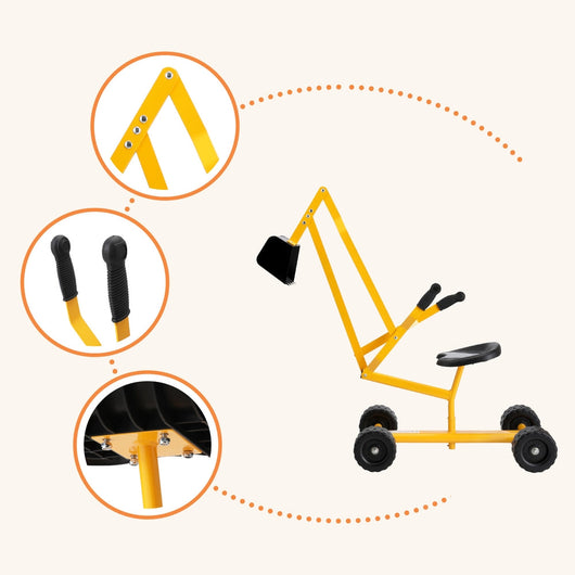 Kids Ride On Digger Bulldozer