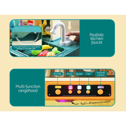 Kids Kitchen Pretend Play Set