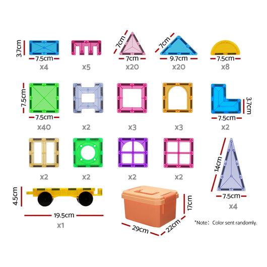 Keezi Magnetic Tiles Playset