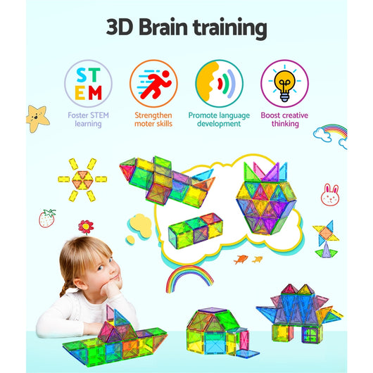 Keezi Magnetic Tiles Playset