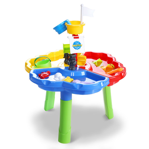 Kids Sandpit Play Table 3 Leg - Green