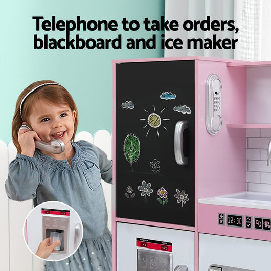 Kids Wooden Kitchen Playset