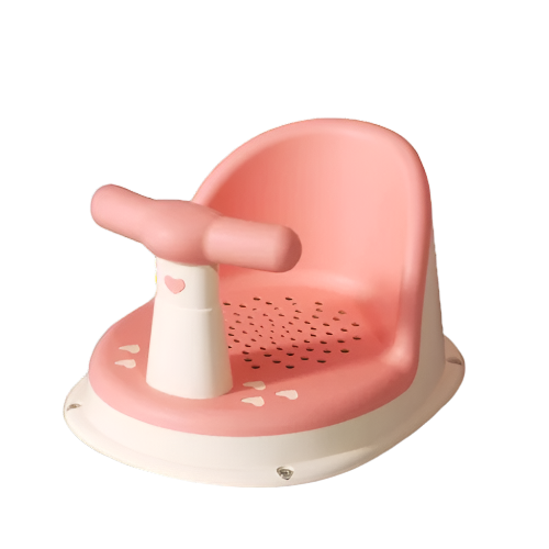 Baby Bath Seat with Non Slip Base Pink
