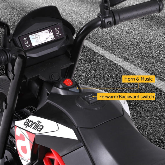 Kids Aprilia Dorsoduro Ride On Motorbike