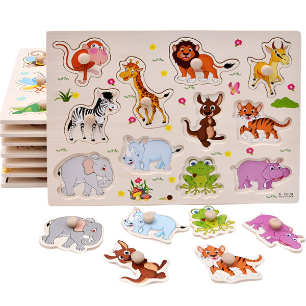 Montessori Wooden Puzzle Board