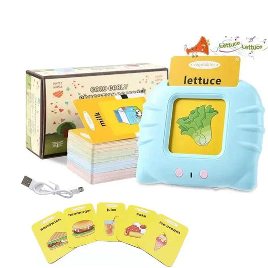 Toddler Audible Flash Cards Blue