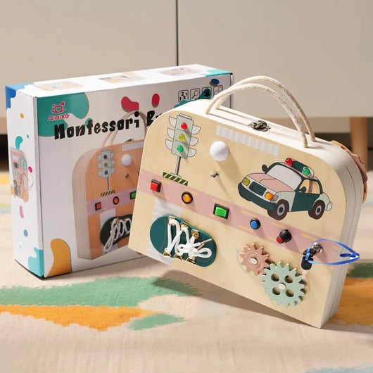 Magnetic Wooden Puzzle Busy Board