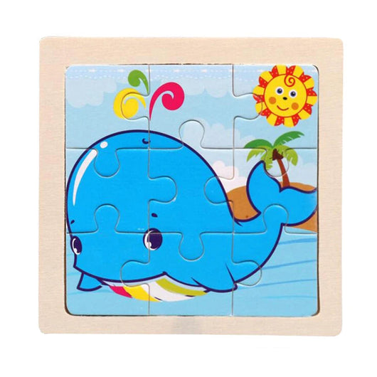 Kids Wooden Jigsaw Puzzle Dolphin