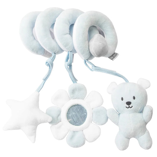 Baby Spiral Plush Toy Bear Blue