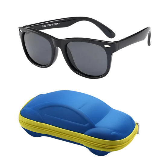 Kids Polarized UV Sunglasses Bright Black