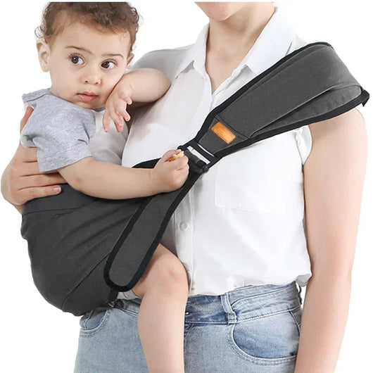 Baby Carrier Crossbody Frontal Black