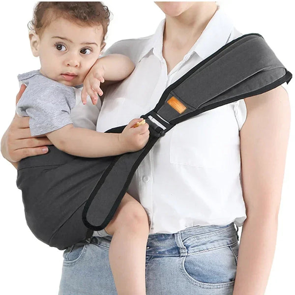 Baby Carrier Crossbody Frontal Black