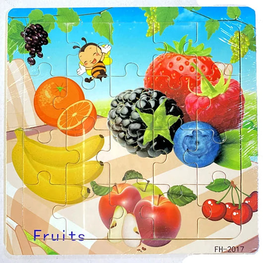 Wooden 3D Puzzle Fruit
