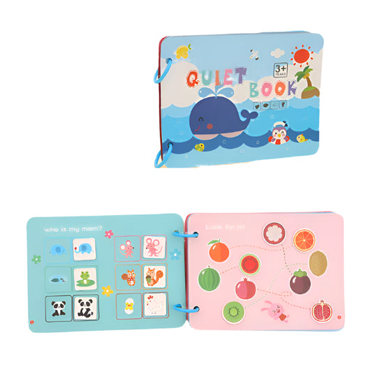 Montessori Busy Book Blue
