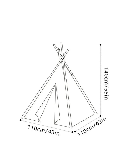 Wooden Tent House