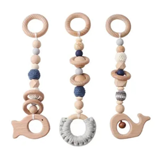 Baby Gym Play Frame and Pendants Dark Blue Fish