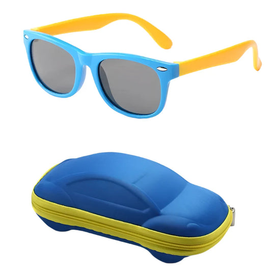 Kids Polarized UV Sunglasses Blue Yellow