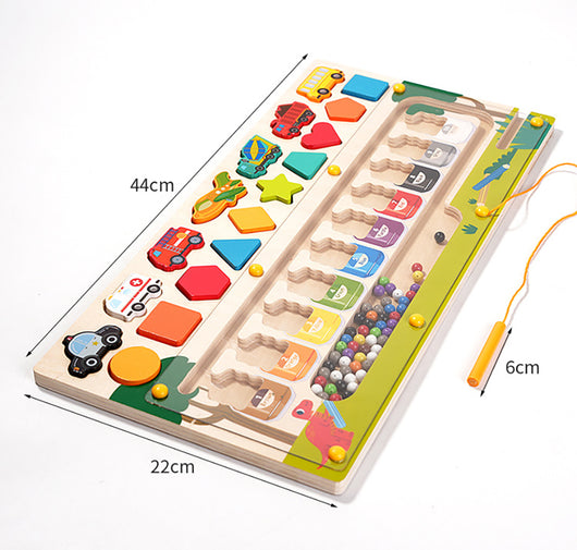 3 in 1 Magnetic Montessori Puzzle Board