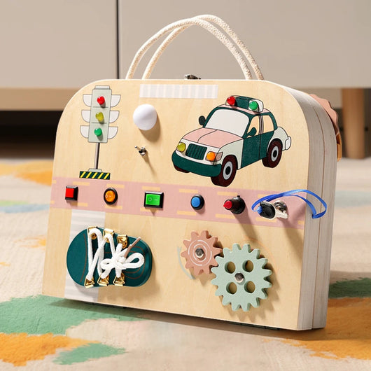 Magnetic Wooden Puzzle Busy Board