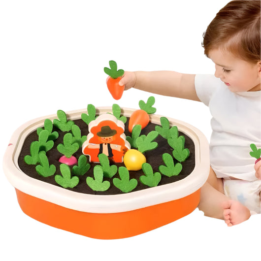 Montessori Pull Carrot Counting Toy Set