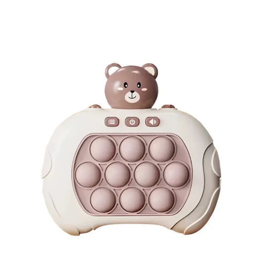 Electronic Push Bubble Fidget Toy Bear