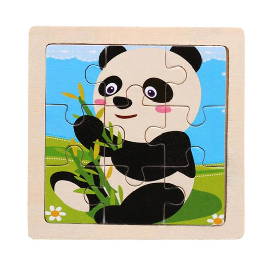 Kids Wooden Jigsaw Puzzle Panda