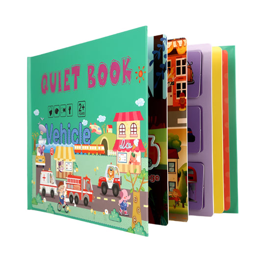 Montessori Busy Book Vehicle