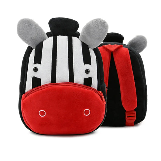 Kids Plush Cartoon Backpack Zebra