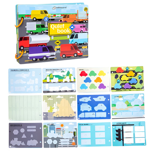 Montessori Busy Book Cars