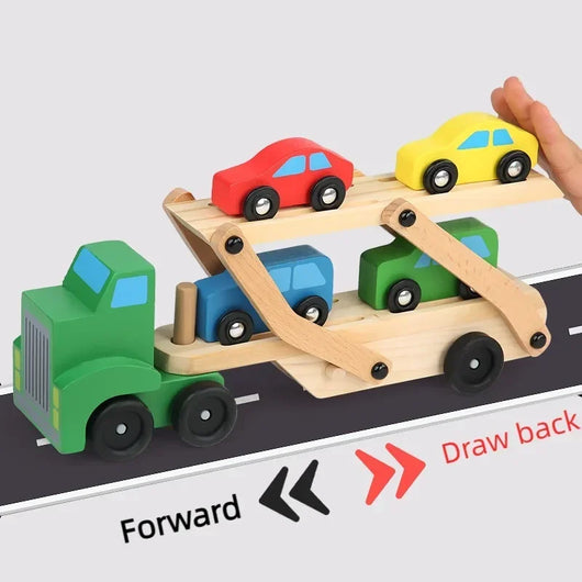 Double Layer Wooden Transporter