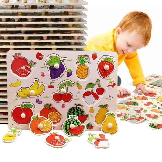 Montessori Wooden Puzzle Board