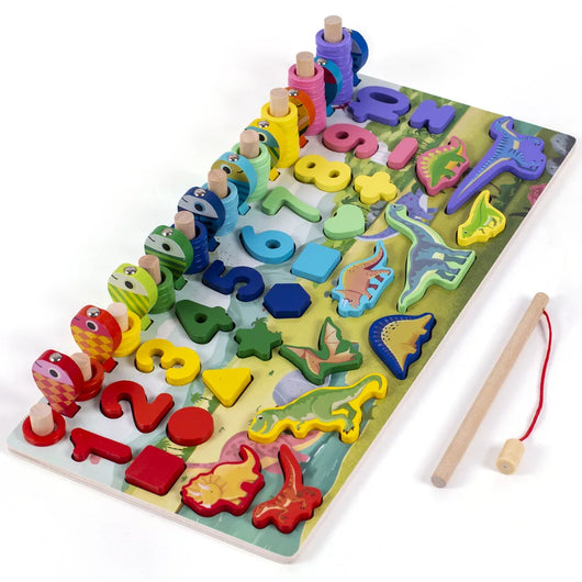 Wooden Educational Puzzle Toy 648 Dinosaur
