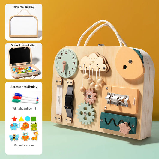 Magnetic Wooden Puzzle Busy Board