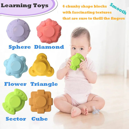 Baby Montessori Stacking Blocks
