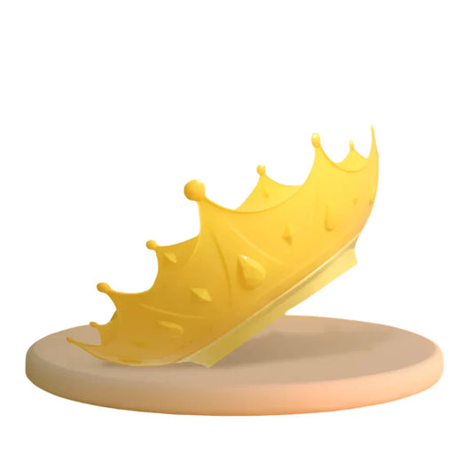 Adjustable Shower Cap Crown Yellow