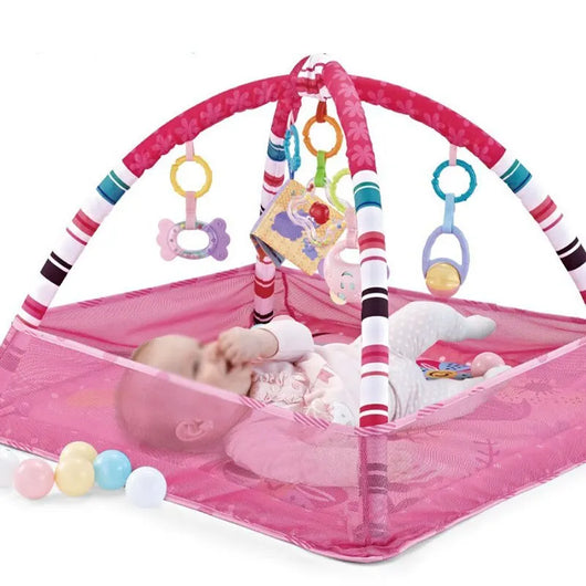Baby Fitness Frame Play Mat Pink