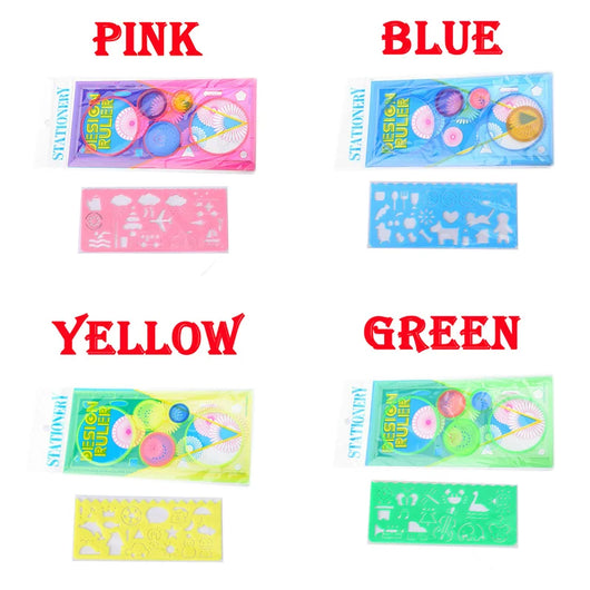 Spirograph Drawing Stencil Set